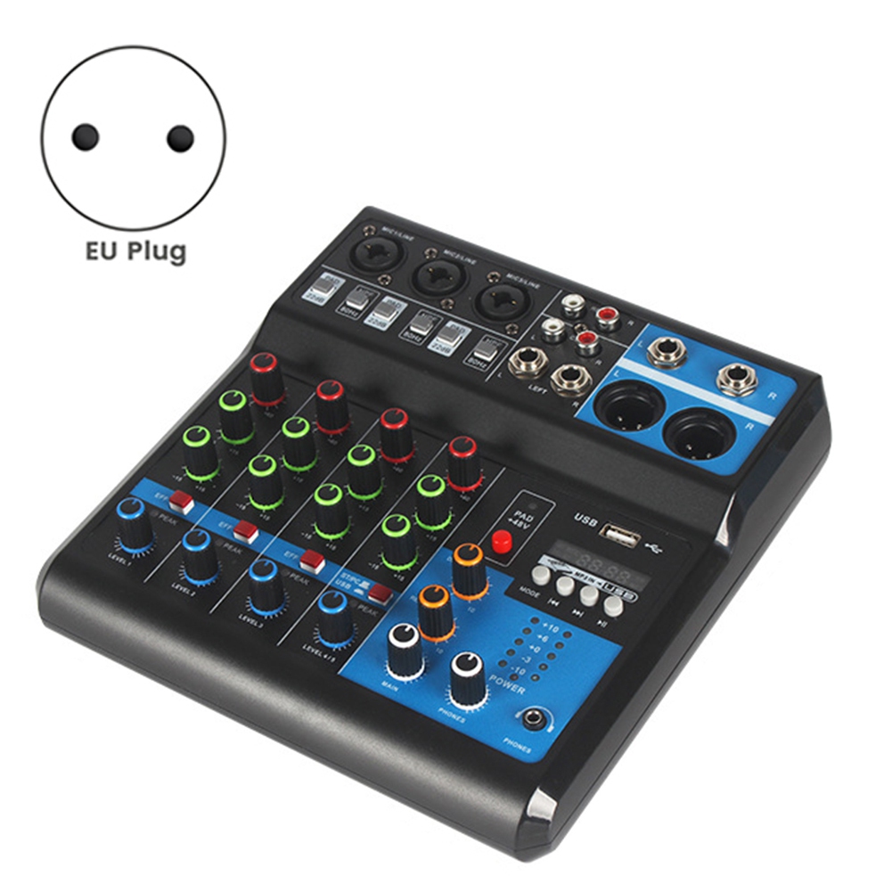 A5 Live Sound Card Mixing Console Mixer for Live Streaming (EU). 
