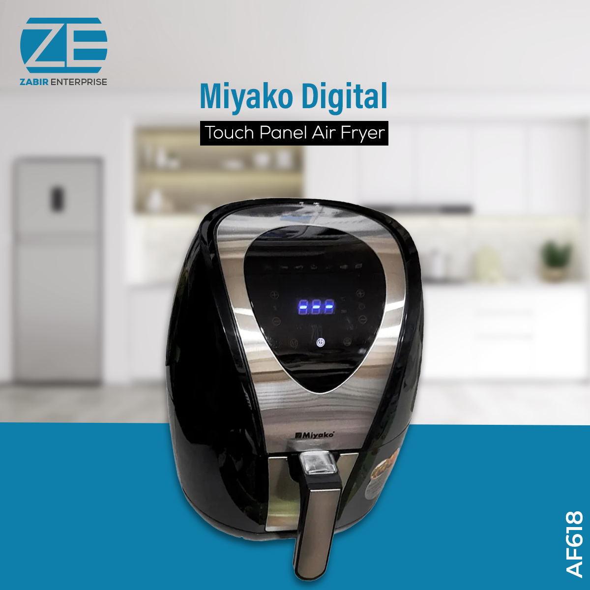 Miyako Digital Touch Panel Air Fryer, AF-618