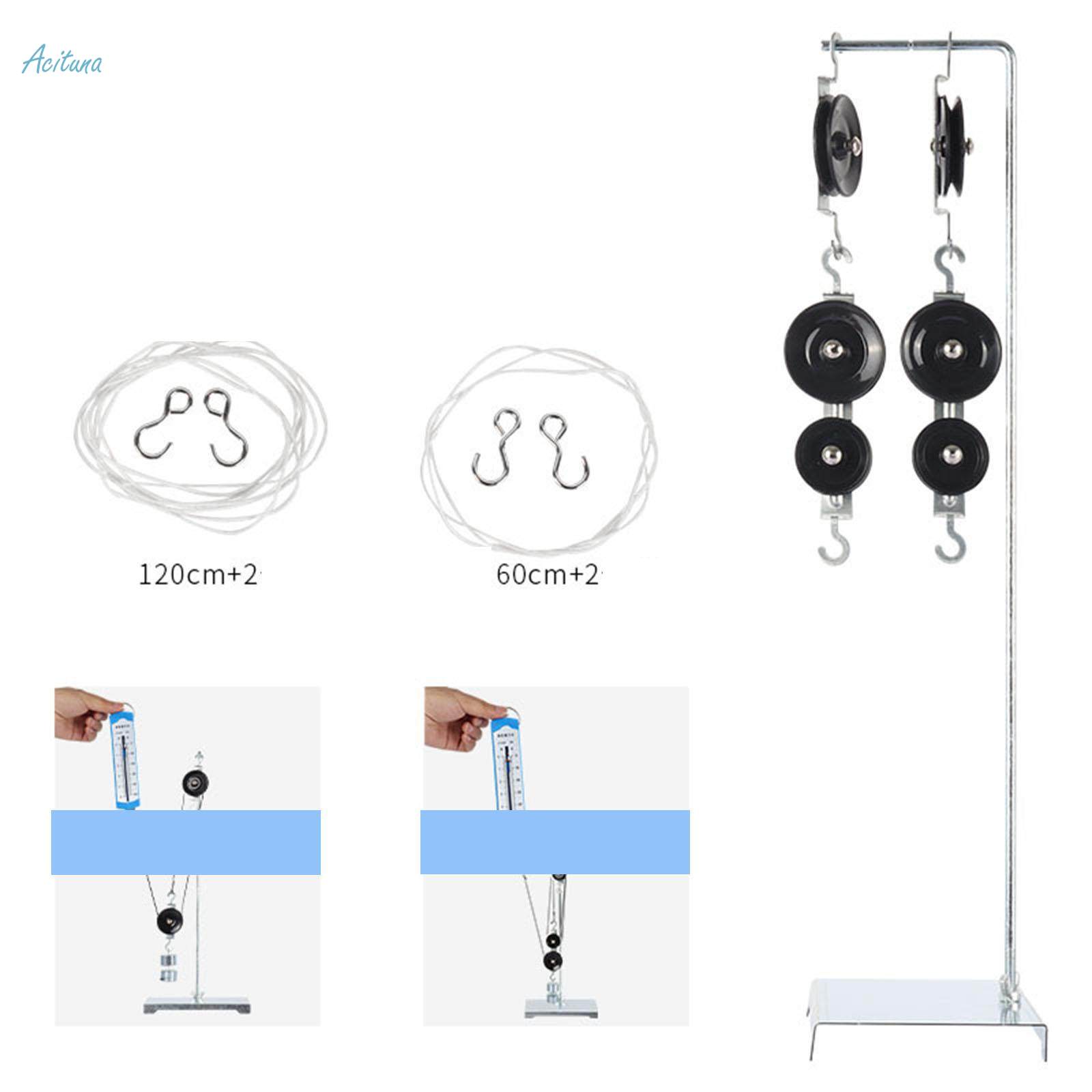 Physics Experiment Pulley Set Pulleys Block for School Students Teachers