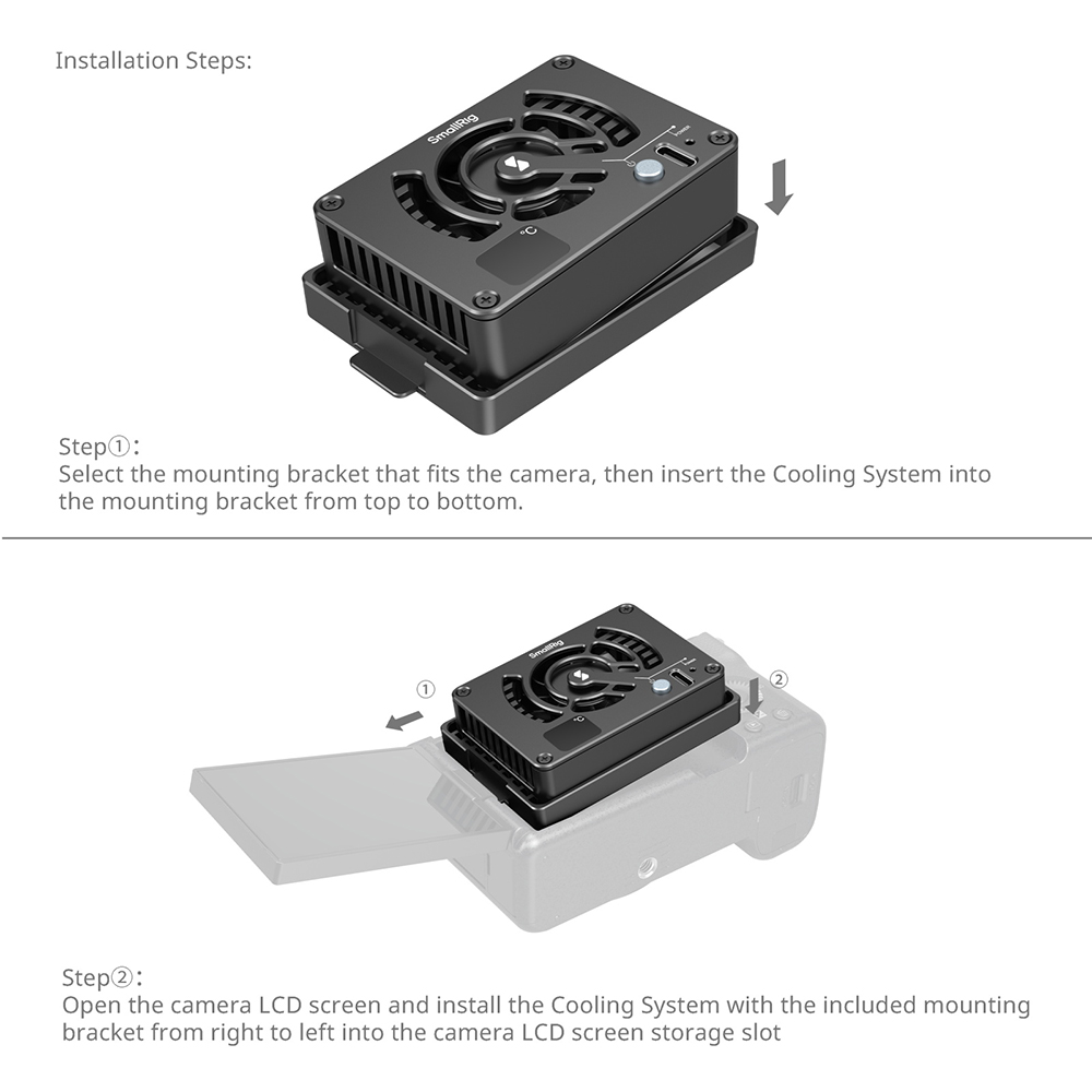 Sony USB-C ZV-E10 A7/A7S/A7C Canon70D R5 R6 R7 R8 FUJI ZV-1/X-T4 kameralar için soğutma sistemi X-S10 güç kaynağı. 