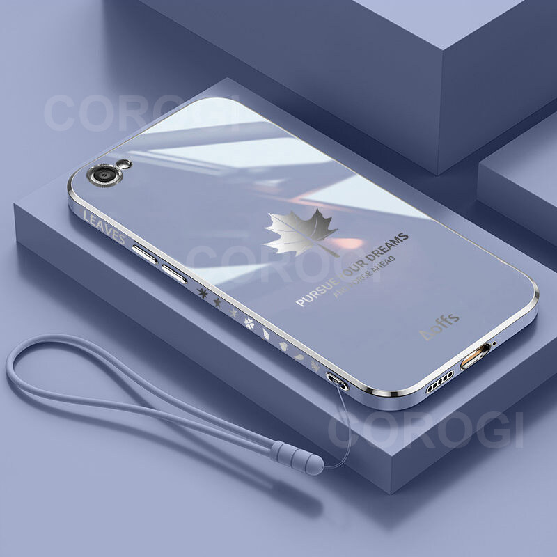 【3C VictoryEagle】Maitus for Oppo A57 (2016) A39 6d fashion back cover Maple Square shadow case soft silicone mobile phone case for girls