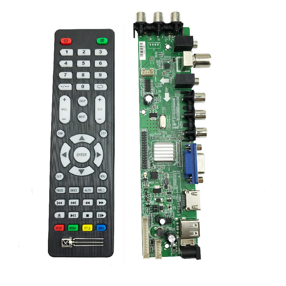 DS.D3663LUA.A81 DVB-T2 DVB-T DVB-C digital TV LCD/LED driver board 15-32 inch Universal LCD TV Controller Driver Board 3663