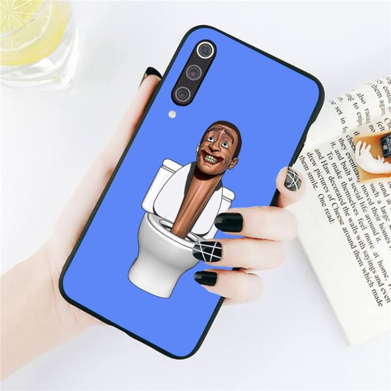 Skibidi Toilet Mobile Cell Phone Case for Xiaomi Redmi Note 12 11 10 9T 8 7 Pro 9 9A 9C 8 Black Soft Phone Cover Funda. 