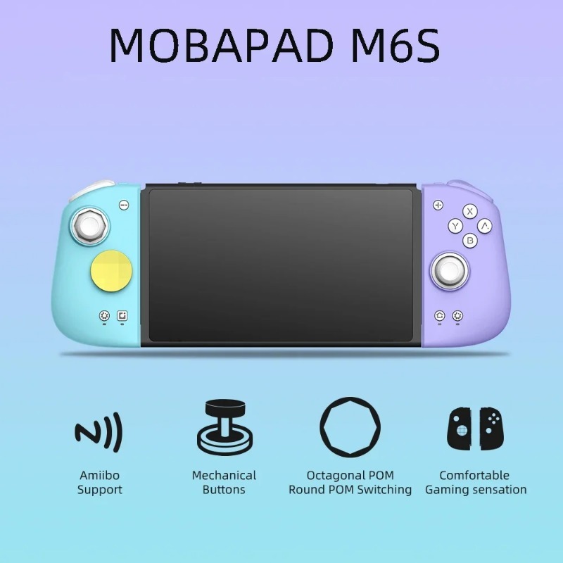 M6S / M6HD Gemini 2 Controller For Nintendo Switch OLED Joypad with Hall Joystick Console for Switch NS OLED Gamepad Controller. 