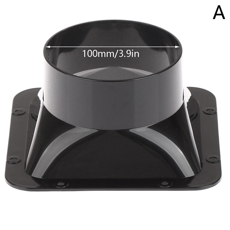 100150mm Long Flange Duct Fan Hose Connector Air Ventilation Adapter