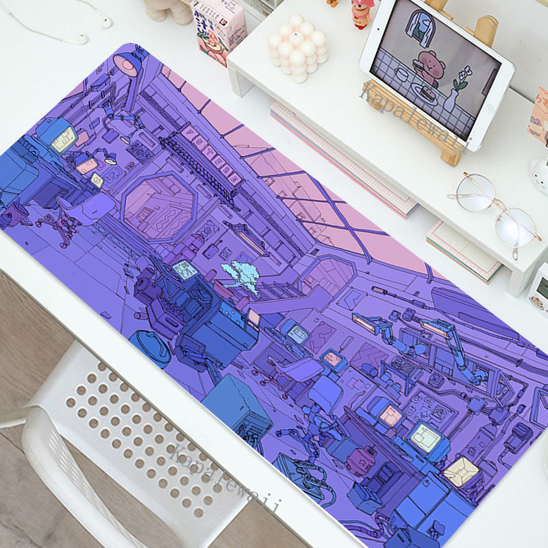 Pixel Art Gaming MousePad XXL Computer Laptop Gamer Extended Mouse Mat Large Anime Mouse Pad 900x400 Keyboard Kawaii Desk Mat. 