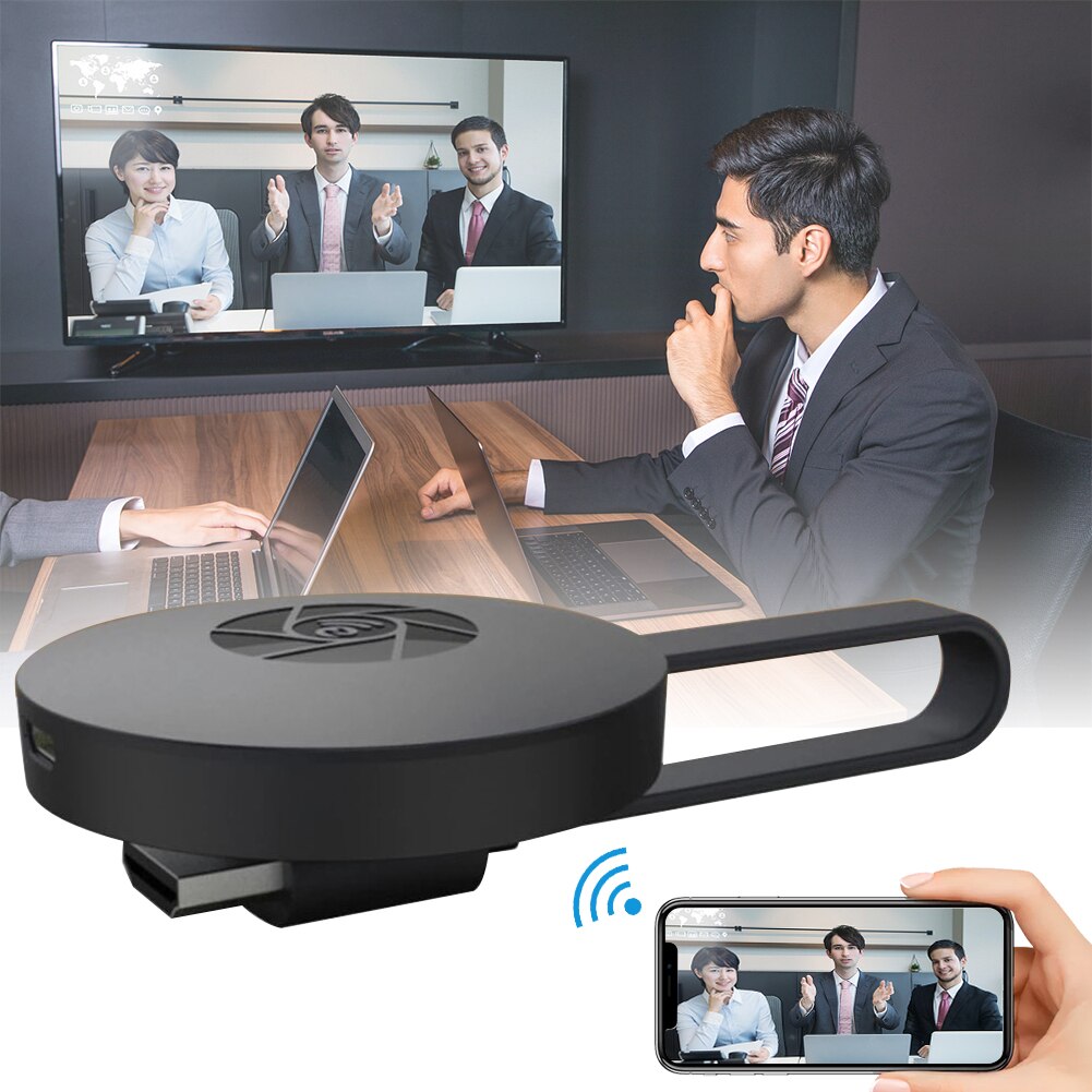 Miracast Android Dongle Mirascreen Wifi HDMI-compatible Airplay TV Stick Wireless Display Receiver 1080P Media Streamer Adapter. 