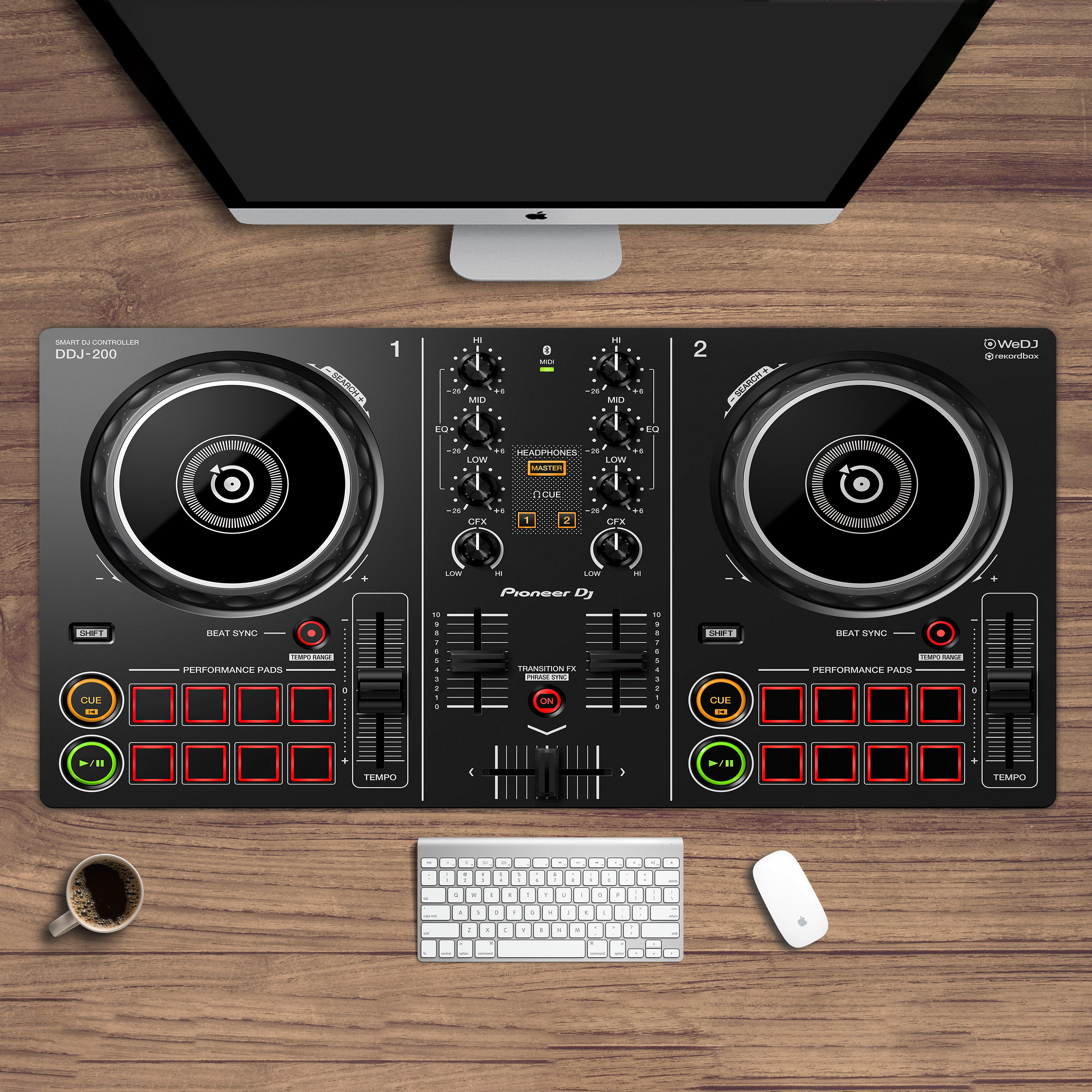 Decorative DJ Gift Pad DJ Disc Table Controller Picture D Big Mouse Pad Pioneer DJ Smart DJDJ-200 Console Display Table