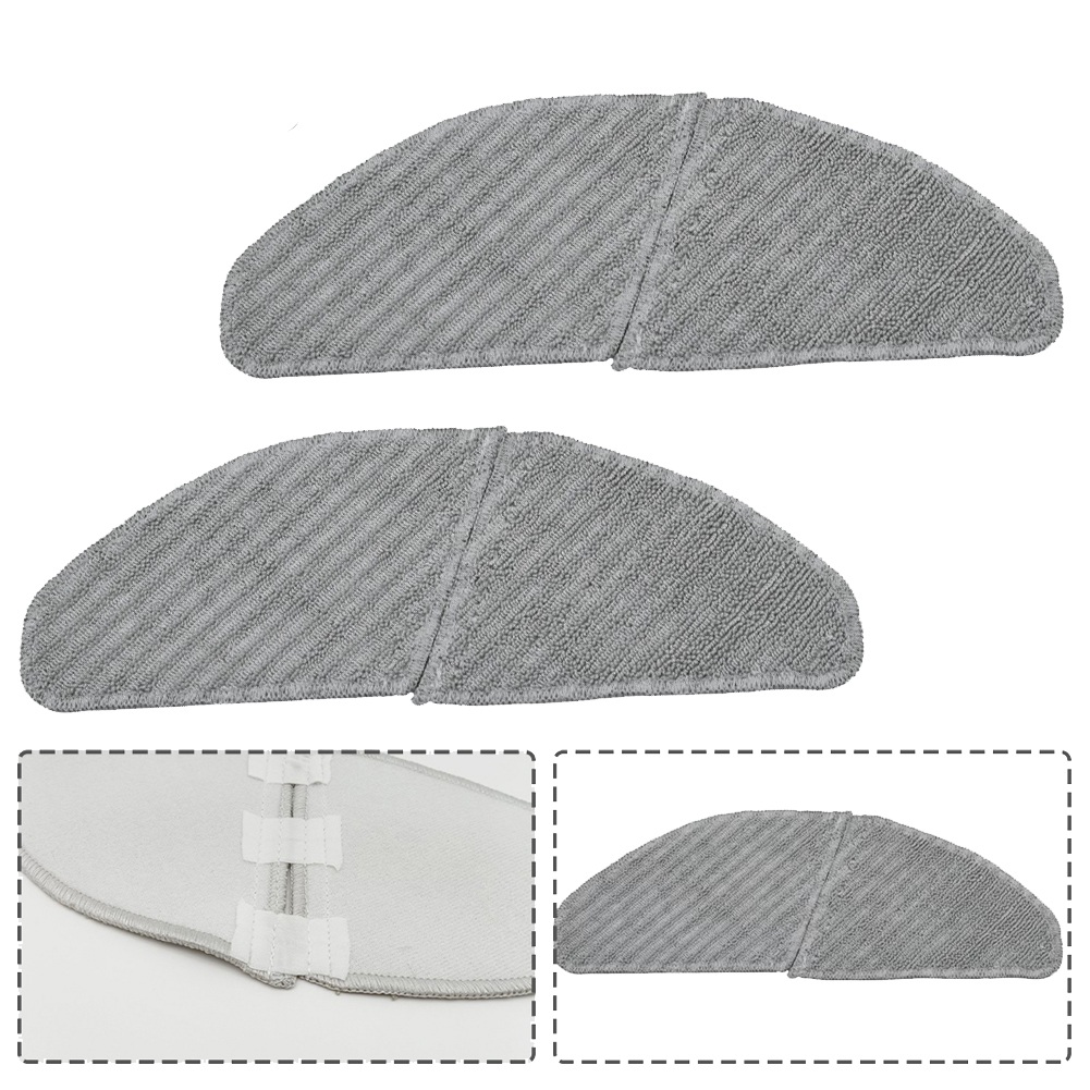 12Pcs Swipe Wipe Mop Cloth Pads for Midea S8+ M7 Pro Sweeping Robot for Home Appliance Parts