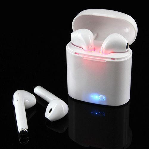 i7s TWS Wireless Bluetooth AirPods Earbuds with Charging case - Bluetooth Headphone. 
