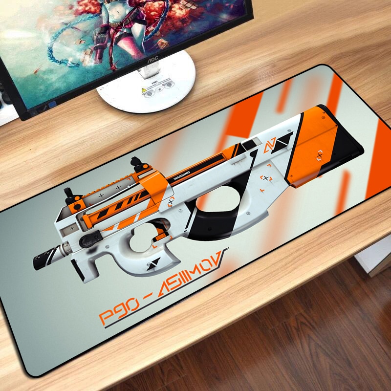 【happy one】CS GO Gaming Keyboard Mouse Pad Mat Large Size AK47 M4A1 AWP CSGO Gamer PC Computer Notebook Mouse Gaming. 