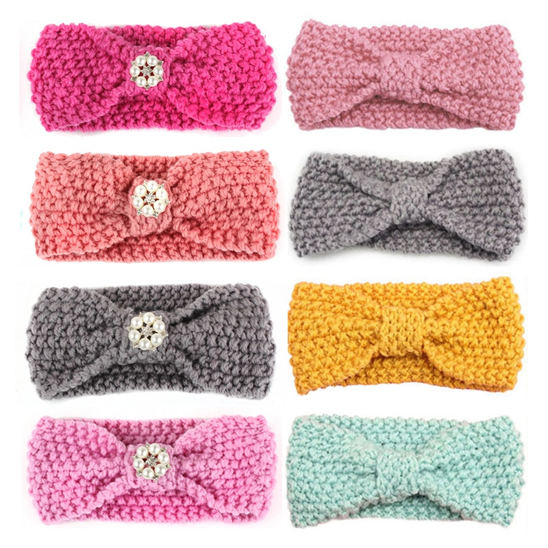 最旬トレンドパンツ Headband 5pcs Knitting Headbands Ear Warmer Hair Bands