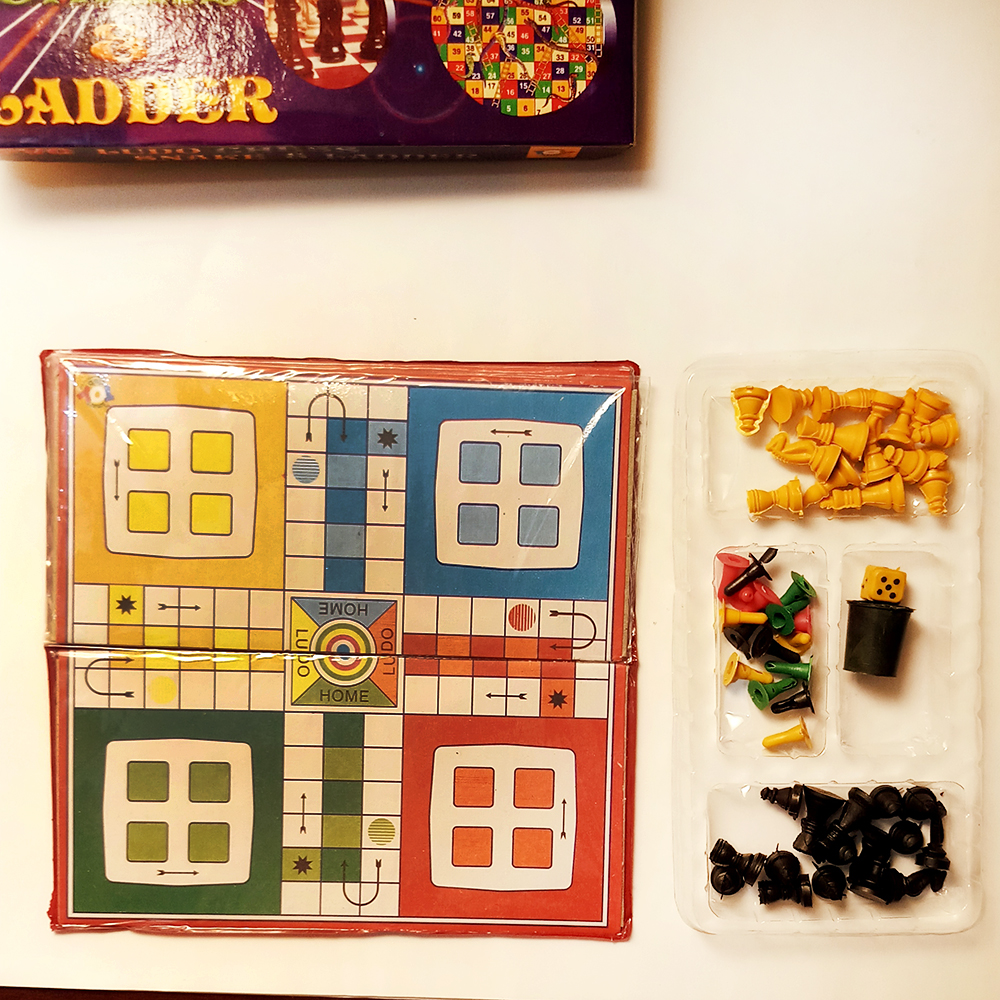 Ludo Chess Combo Game Set - Ludo, Chess - Chess Board. 