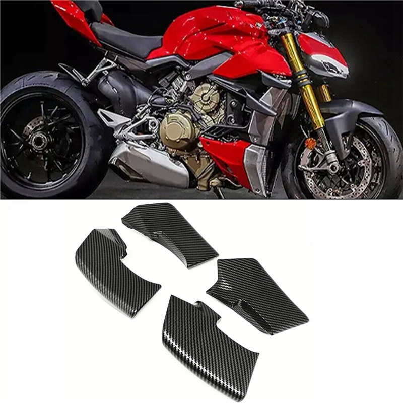 Motorcycle Winglets Wings Spoiler Fxed Parts for DUCATI Streetfighter V4 V4S V4SP 2020-2023 V2 2022-2023 Winglet Wing Kit. 
