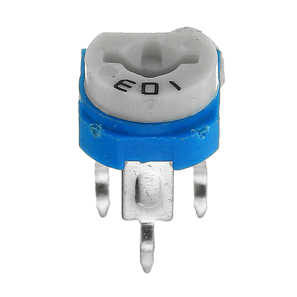 10Pcs- RM065 RM-065 VR 10K Ohm 103 Potentiometer Trimmer Trim Pot 10K Ohm 103 Trimpot Variable Resistor Top Adjustment Single Turn 6mm V/R 3Pin Leads Terminals . 