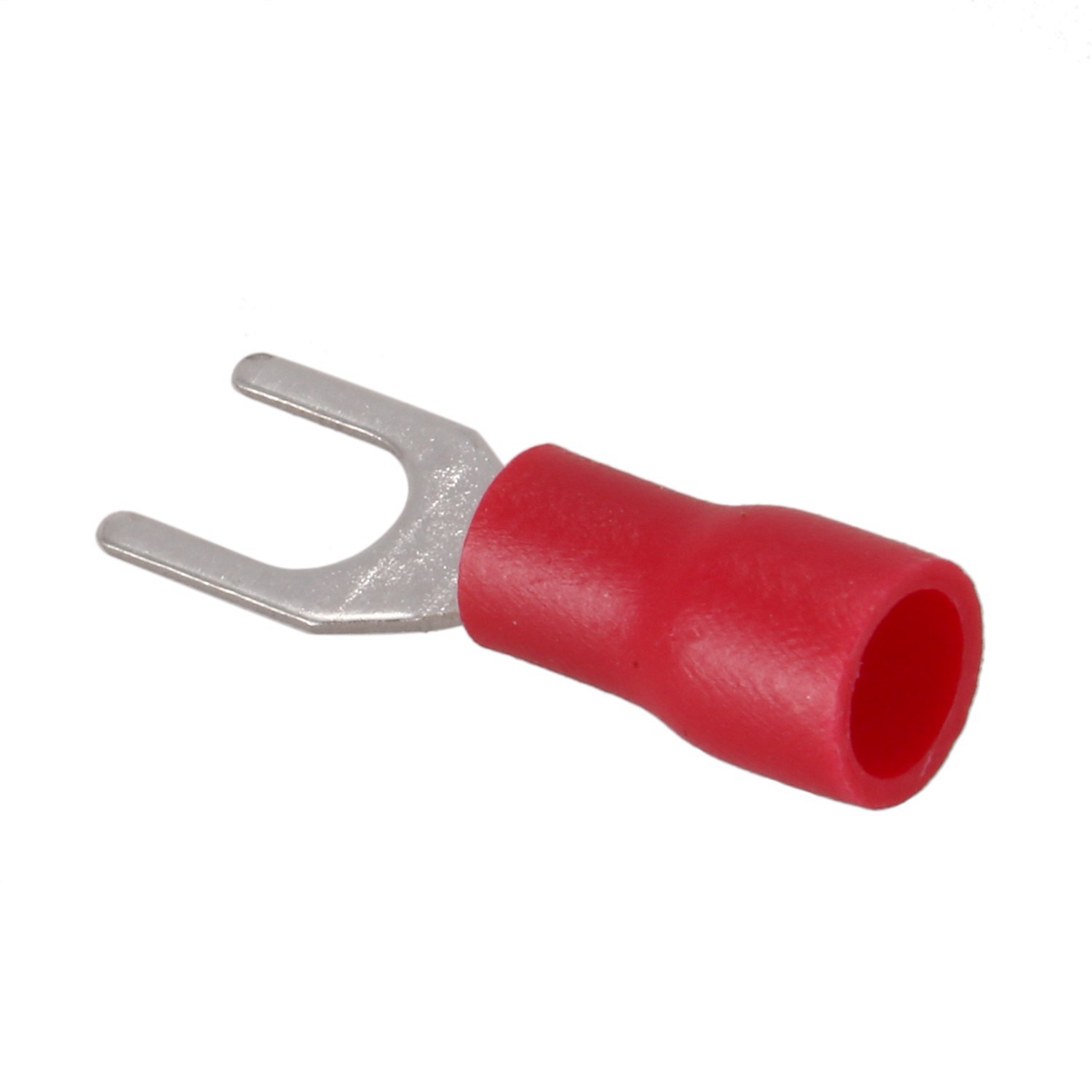 200 Pcs 4mm Fork AWG 22-16 Pre Insulated Terminal Cable Lug. 
