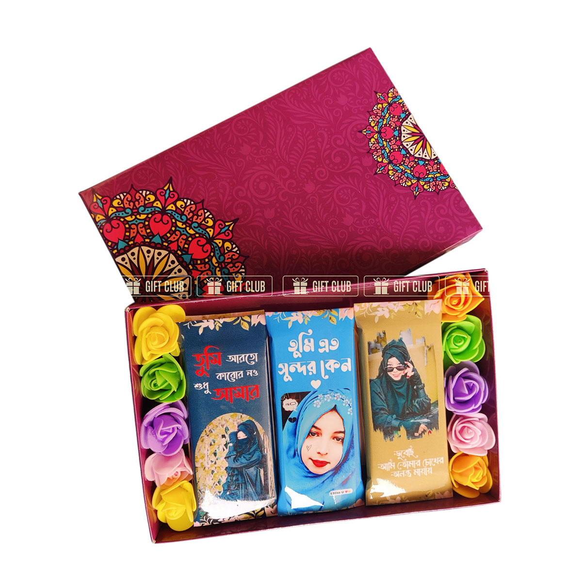 Customized Chocolate's Package & Gift Combo: A Thoughtful Gift with a Personalized Touch. 