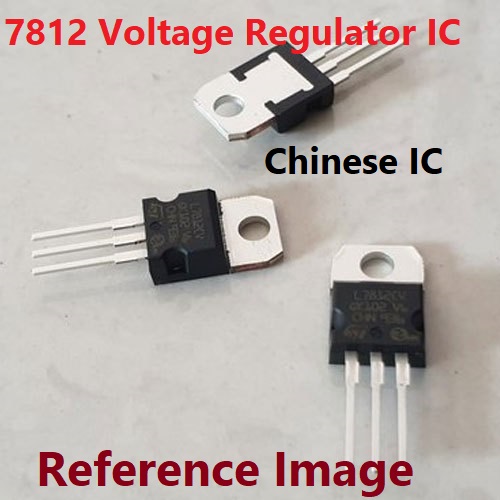 2Pcs- Chinese LM7812 Voltage Regulator LM7812 IC 12V 1.5A Voltage Regulator 3 Pin Leads 7812 Regulator IC TO-220 Package 12V 7812 Voltage Regulator