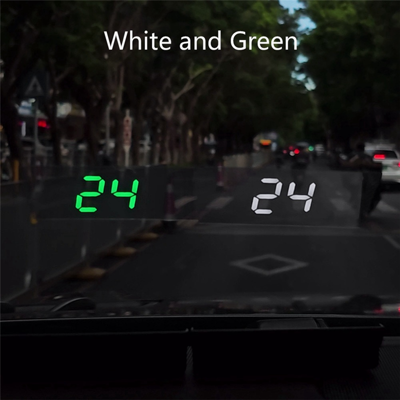 V9 Car -Up Display HUD Speedometer Display Windshield Projector /MPH Automotive General Electronic Replacement Accessories B. 