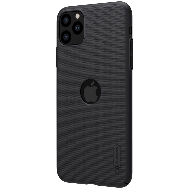 Nillkin ( iPhone 11 Pro Max ) Super Frosted Shield Hard Case / Nillkin Back Case / Nillkin Case / Nillkin Cover For Apple Iphone 11 Pro Max  - Black. 