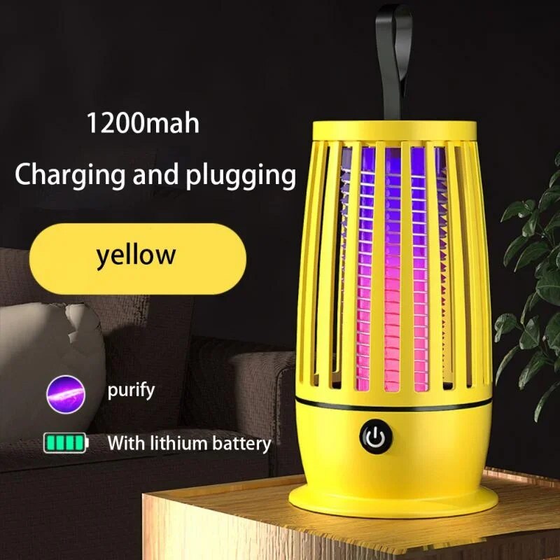 Mosquito Killer Lamp Mute Insect Repellent Electric Insect Trap Usb Charging and Plugging/Plug-in Single Use Can Select. 