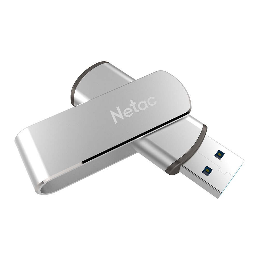 Netac USB 3.0 flash drive rotating aluminum alloy USB flash drive