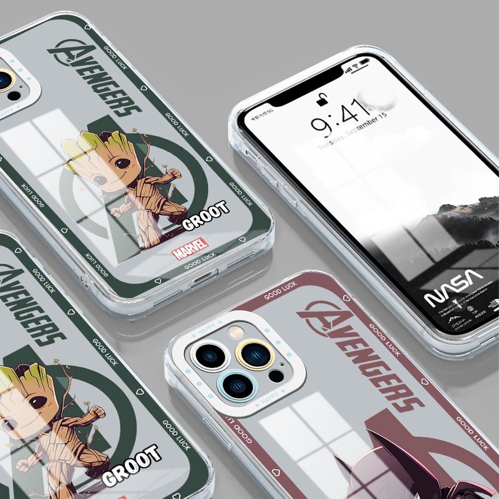 UCUC for OPPO A37 A37F NEO 9 Back Cover Groot Batman Transparent TPU Ultra Thin Soft Phone Cases. 
