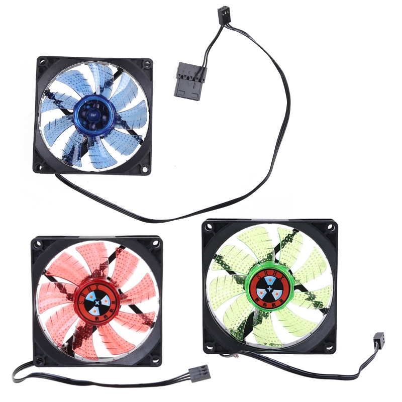 Computer for Case Fan 90mm 9025 LED Silent Fan for Computer Cases CPU Cooler Radiator Quiet,Colorful Chassis Fan L21D