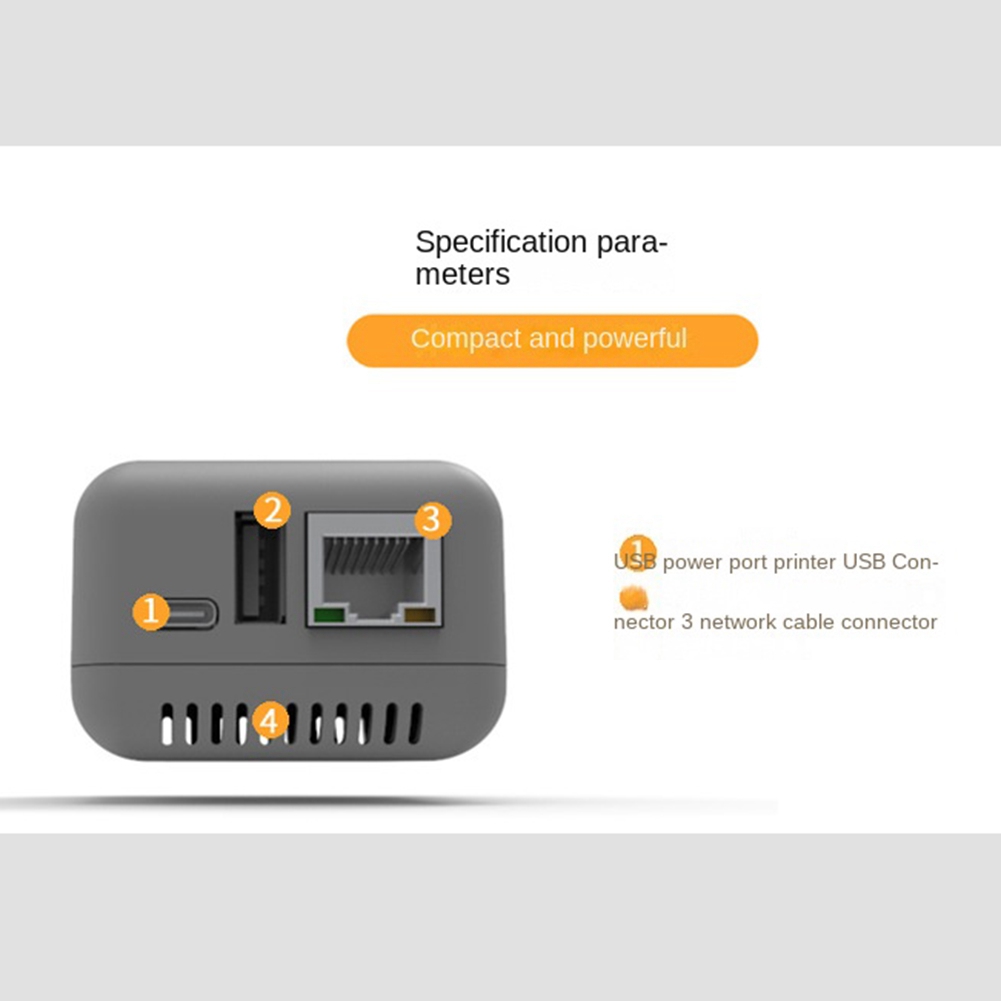 Mini NP330 Network USB 2.0 Print Server(WIFI Version). 