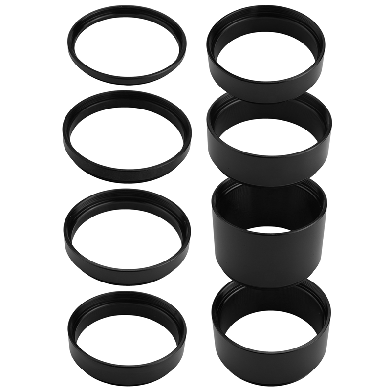 M48X0.75 Length Extension Tube Kit 3/5/7/10/12/15/20/30mm for Astronomical Telescope Photography T2 Extending Ring