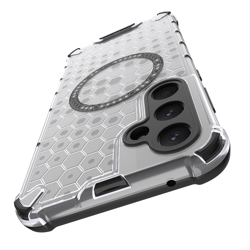 For Samsung Galaxy A35 5G Case Honeycomb MagSafe Shockproof Camera Protection Back Cover Galaxy A35 5G casing. 
