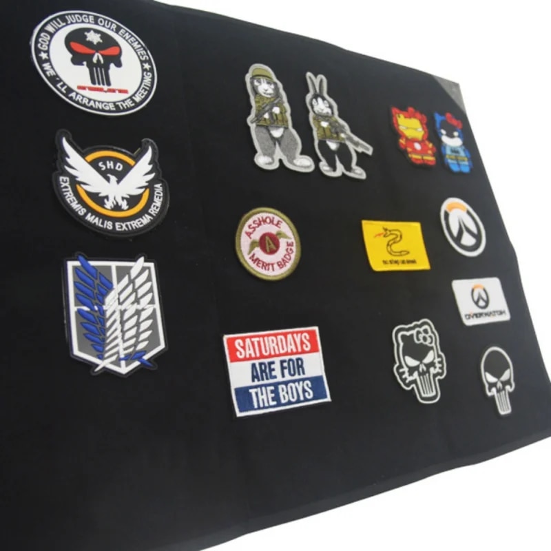 【3C VictoryEagle】Board DIY Morale Patch Display Frame Military Patch Holder Chapter Paste Pad 2 Sizes. 