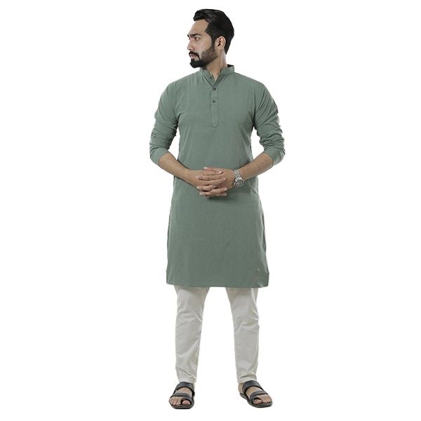 Olive panjabi for men new collection 2025 stylist | Cotton panjabi for men new collection 2025 | Panjabi for men olive colour