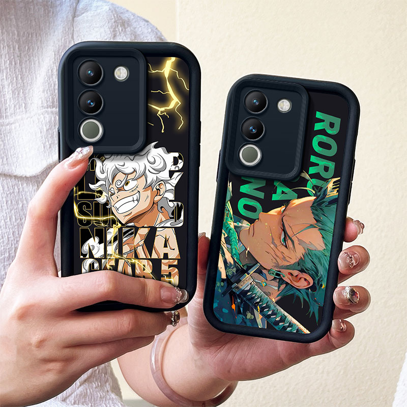【Get One Free Brackets】Olige Case For VIVO Y01 Y03 Y11 Y12 Y12i Y15 Y15S Y16 Y17S Y18 Y19 Y20 Y21 Y21S Y27 Y28 Y30 Y35 Y36 Y50 Y52S Y56 Y72 Y75S Y77T Y78 Y100 Y200E V30 Lite New creative silicone frosted cartoon anime Sauron Phone Case Back Cover. 