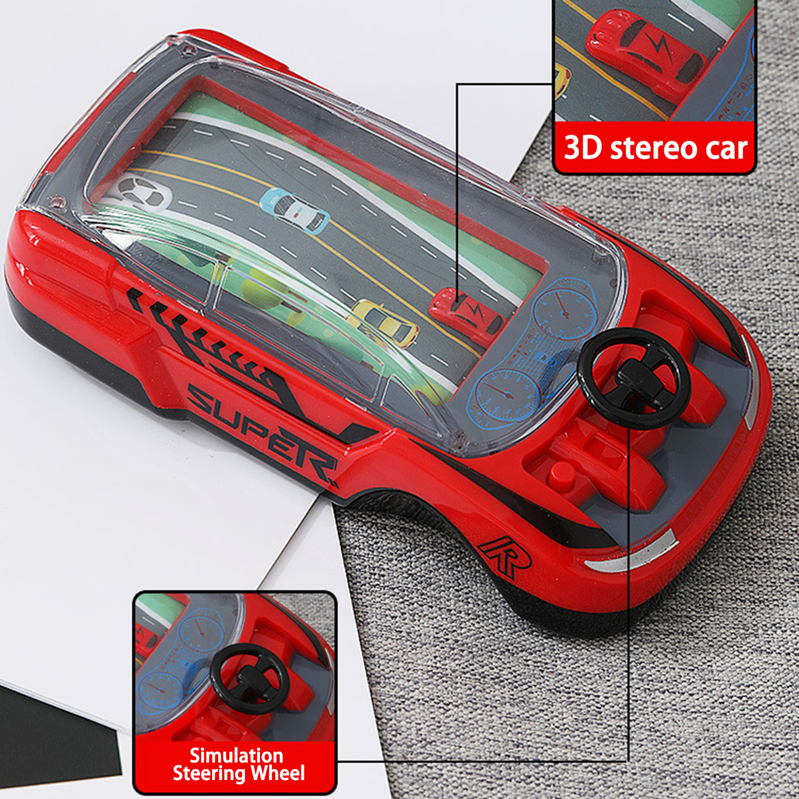 Car Adventure Toy Thought Training Children Handheld Game Console Toy. 