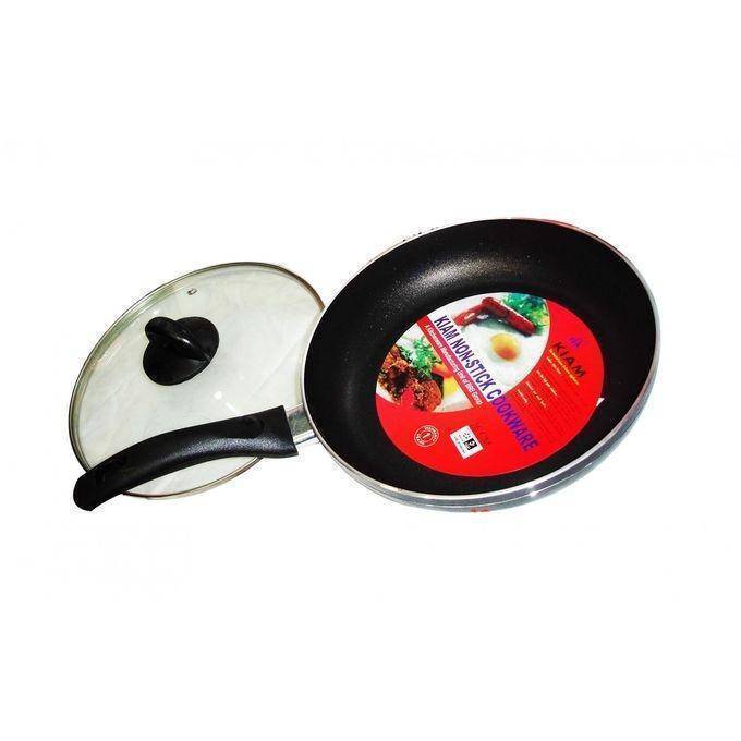 Kiam Non Stick Fry Pan with Glass Lid 20 cm. 