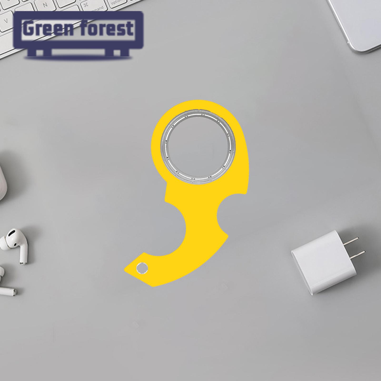 (New) green Foret fingertip Pinner creative fidget keychain Tre relief toy. 