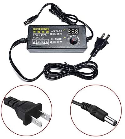 3V-24V Adjustable AC/DC Switching Power Adapter. 