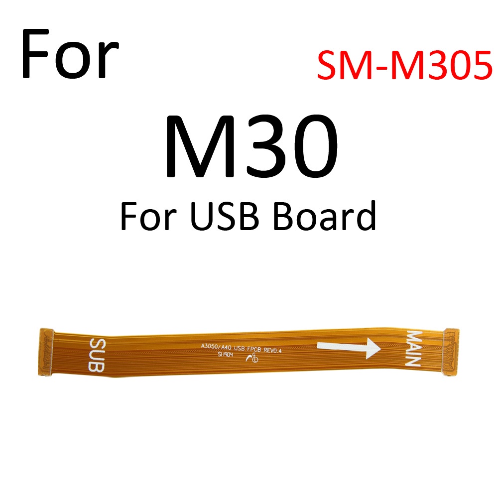 Main Motherboard LCD Display Connector Flex Cable Parts For Samsung Galaxy M10 M20 M01s M10s M21s M30 M30s M31s M40. 