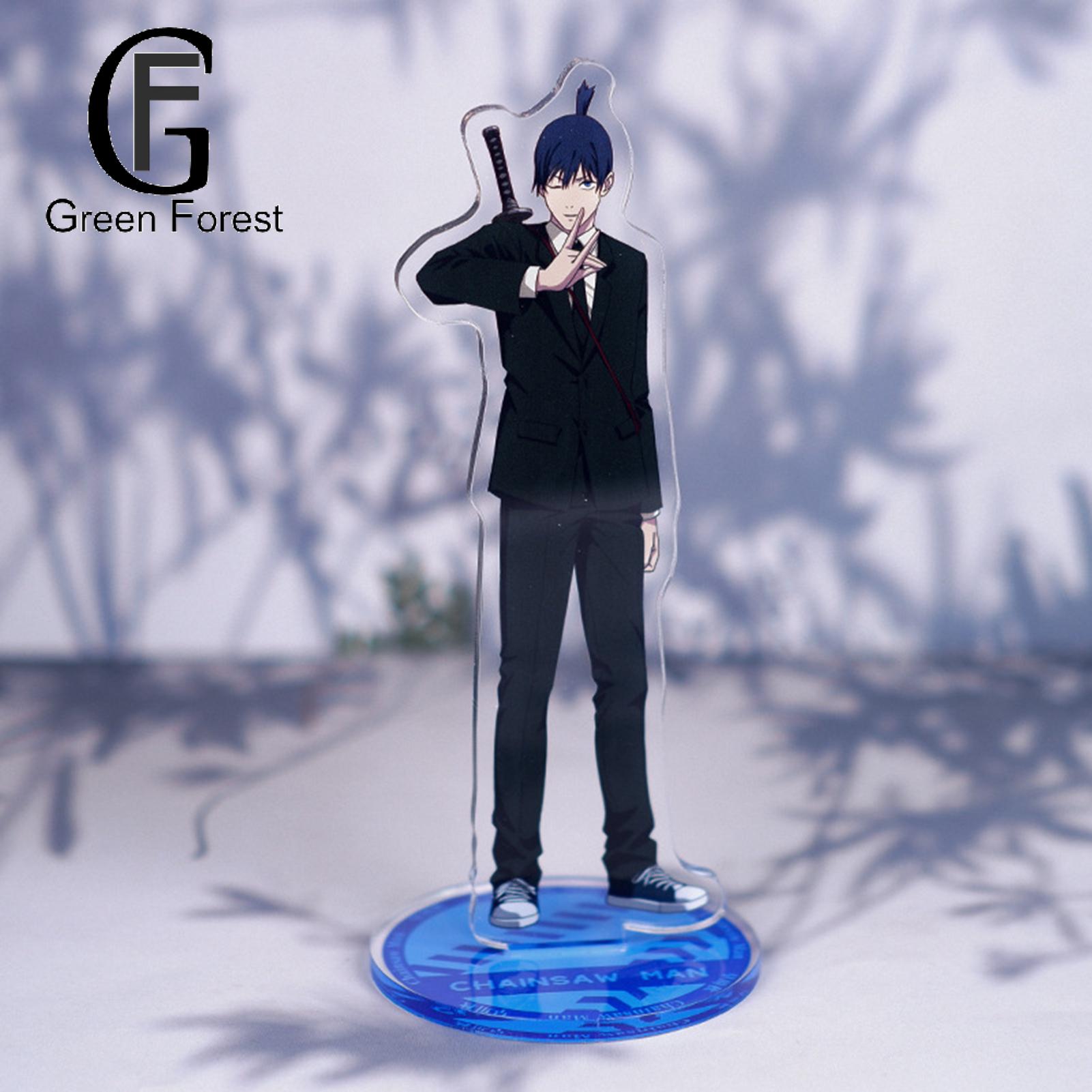 Green forest Anime Figure Standee Smooth/Matte Texture Anime Figure Standee Acrylic Decor Stand. 