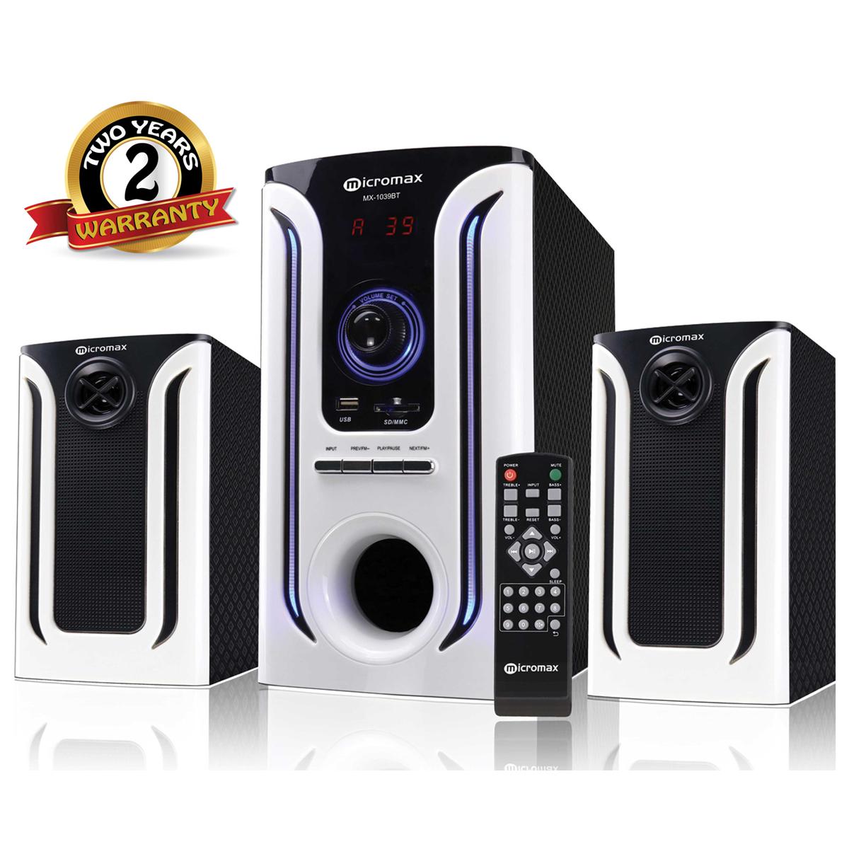 Micromax MX-1039 BT 2.1 Multimedia Bluetooth Speaker