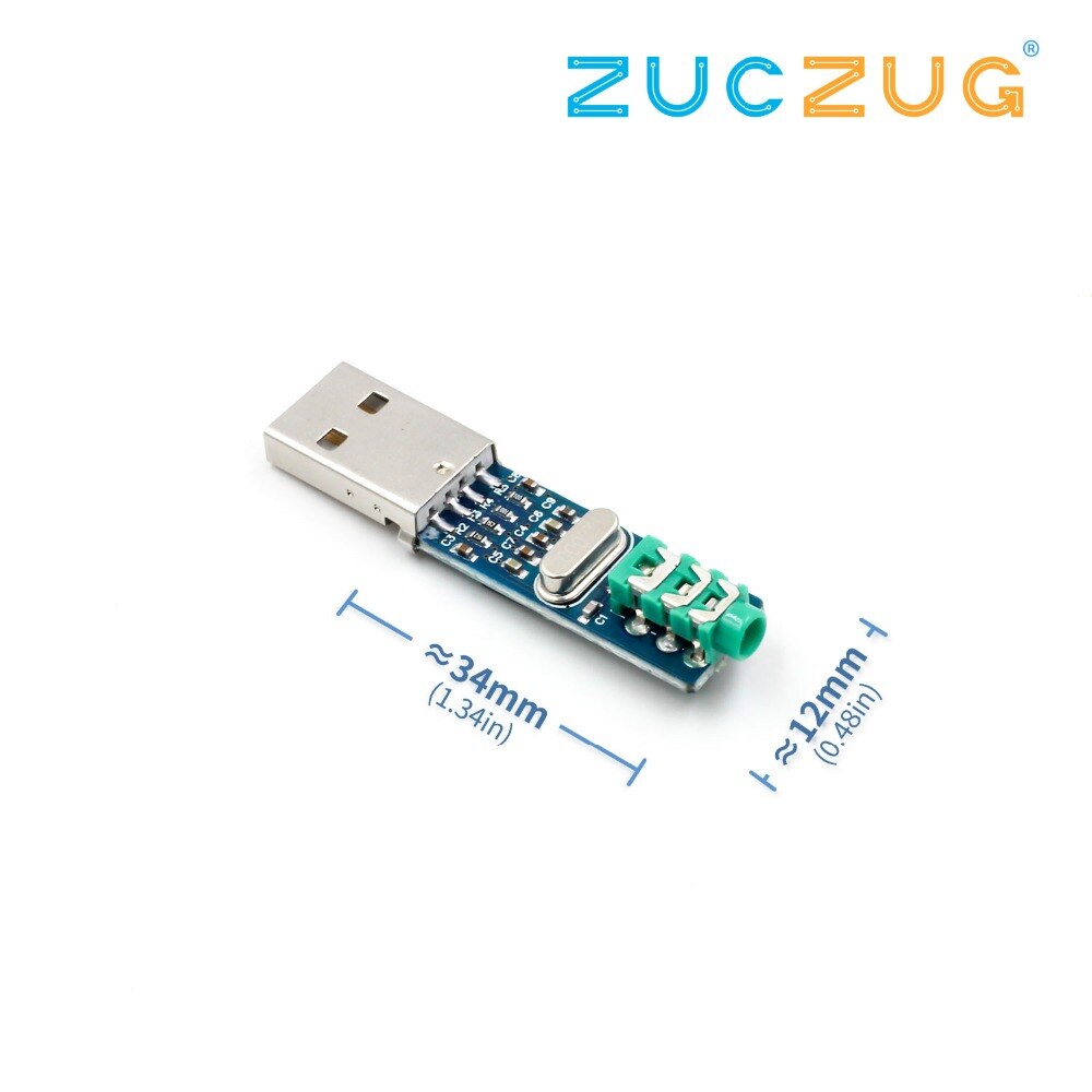 【happy one】5V Mini PCM2704 USB DAC HIFI USB Sound USB Power Decoder Board Raspberry Pi 16 Bits. 
