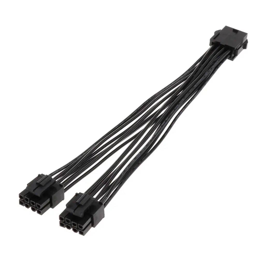 CPU 8 Pin to 2 x CPU 8 Pin (4+4) Motherboard CPU Power Adapter Y-splitter Extension Cable. 