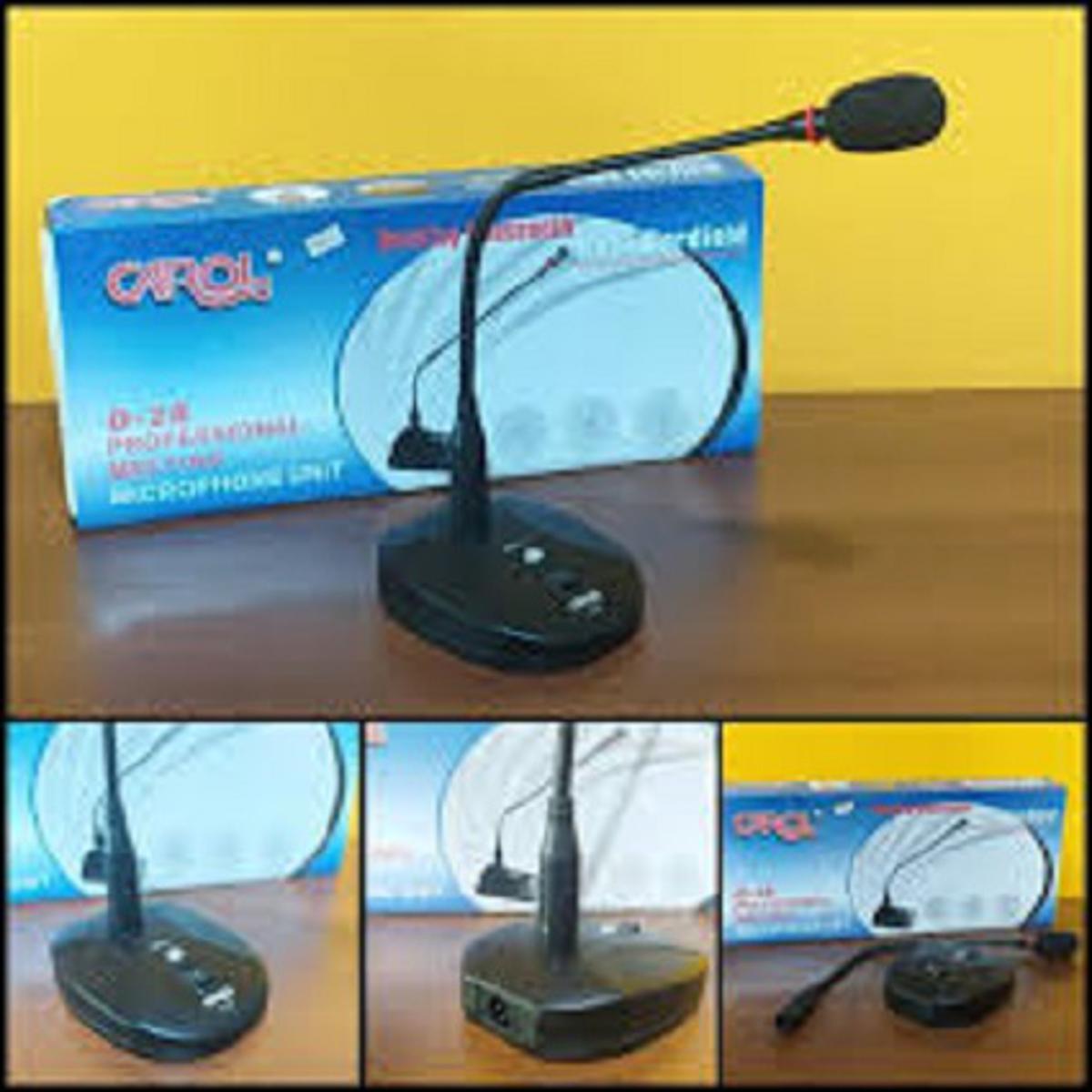Carol Gooseneck Microphone D-28 built in with Chime