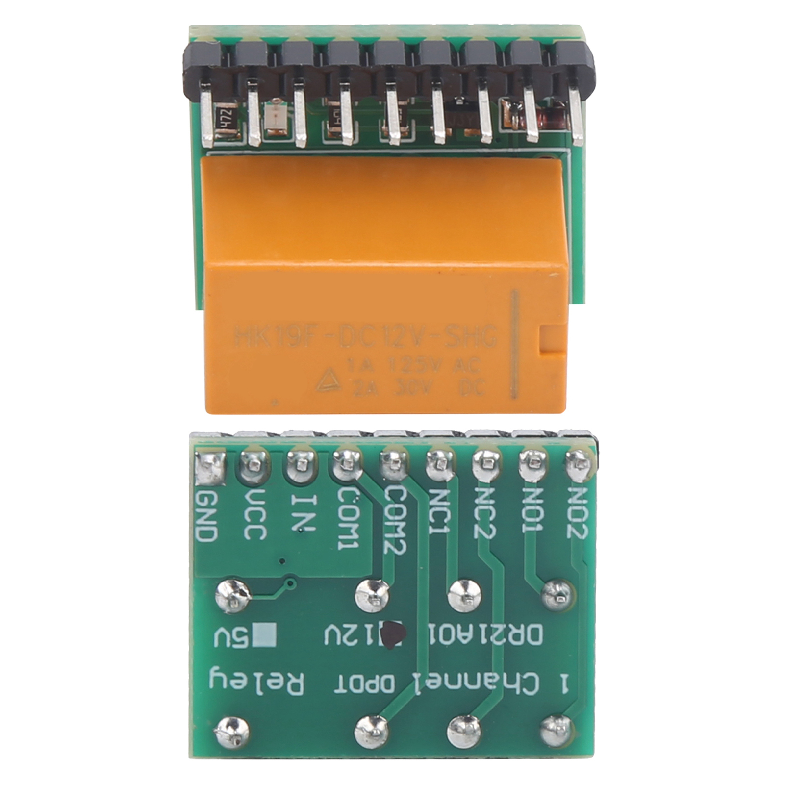 Double‑Pole Double‑Throw Relay Module DPDT Ultra-Small Automatically 5V 12V Hot. 