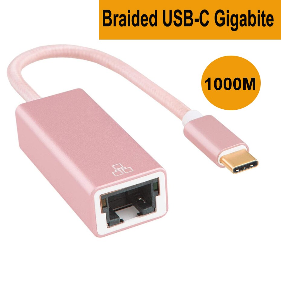 USB C Ethernet Gigabite RTL8153B USB-C to RJ45 1000M Lan Adapter for MacBook Pro Type C Network Card USB Ethernet adapter 8152B. 