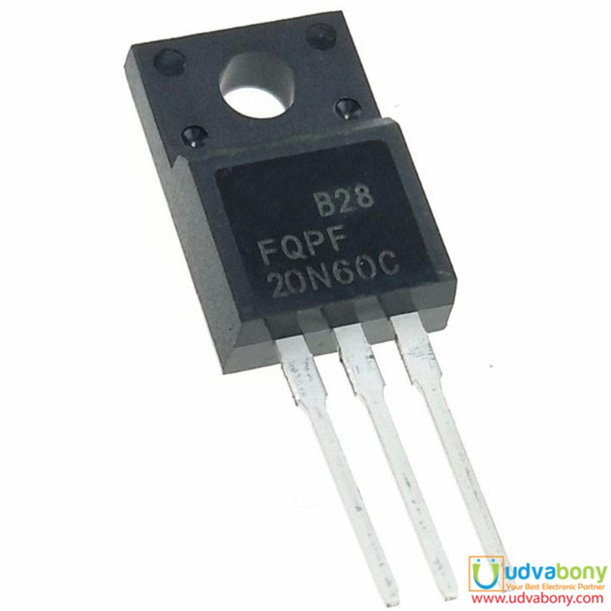 FQPF20N60C FQPF20N60 FCPF20N60 20N60 TO-220F 20A 600V Field Effect Transistor Silicon N-Channel Power MOSFET Transistor Electrical Circuitry & Parts