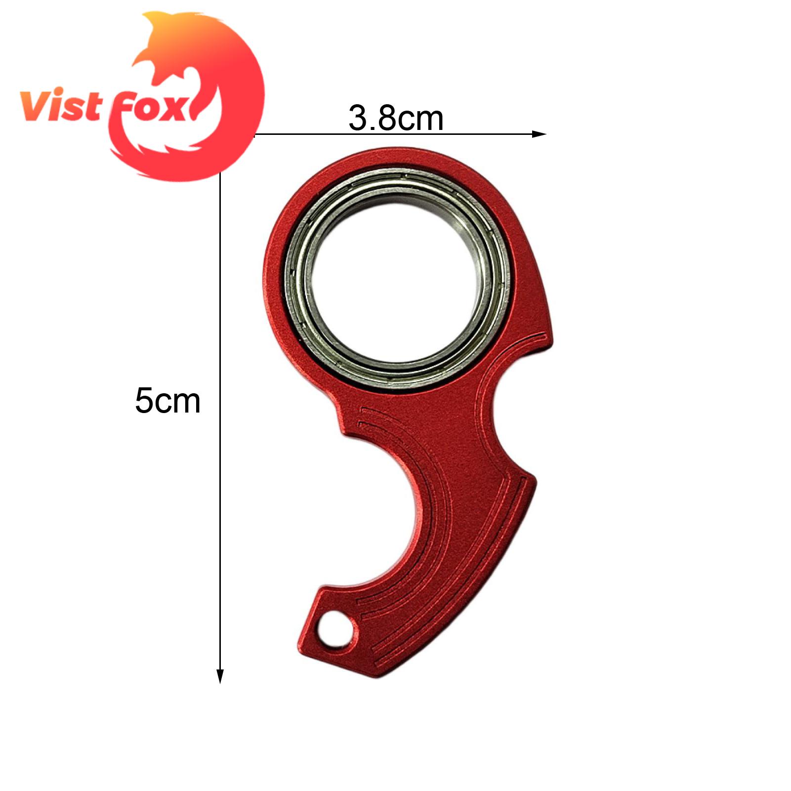 Keychain Fidget Spinner Keychain Spinner Portable Fidget Toy Metal Stress Relief Pocket Size Key Ring for Kids Adults Index Finger Exercising Spinning Gift Heavy Duty Fidget Spinner. 