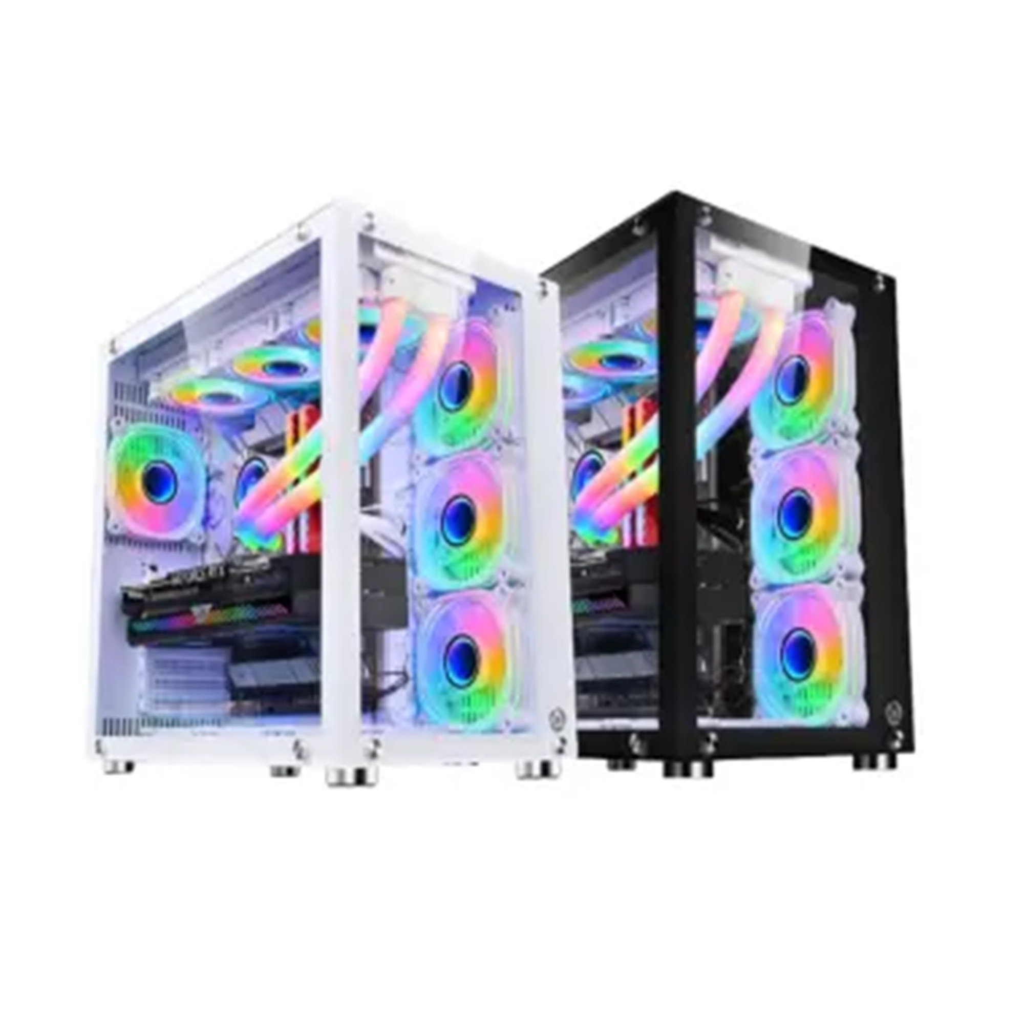 Intel Core i7 RAM 16GB SSD 128GB HDD 500GB GPU 8GB (Intel HD Built in) Gaming Desktop PC With Free Mouse Keyboard