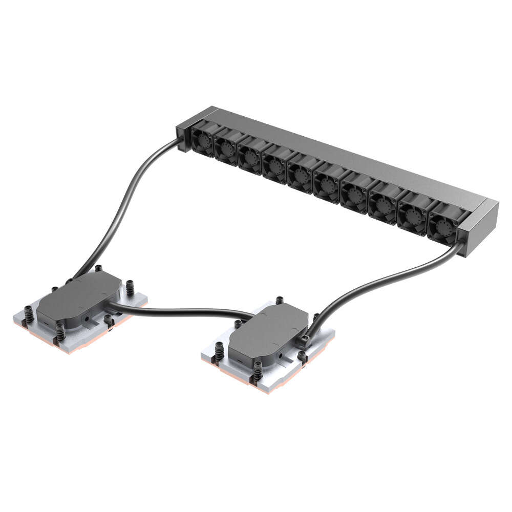 AMD EPYC SP5 server liquid cooled is specifically designed for 1U/2U chassis water-cooled heat sink. 